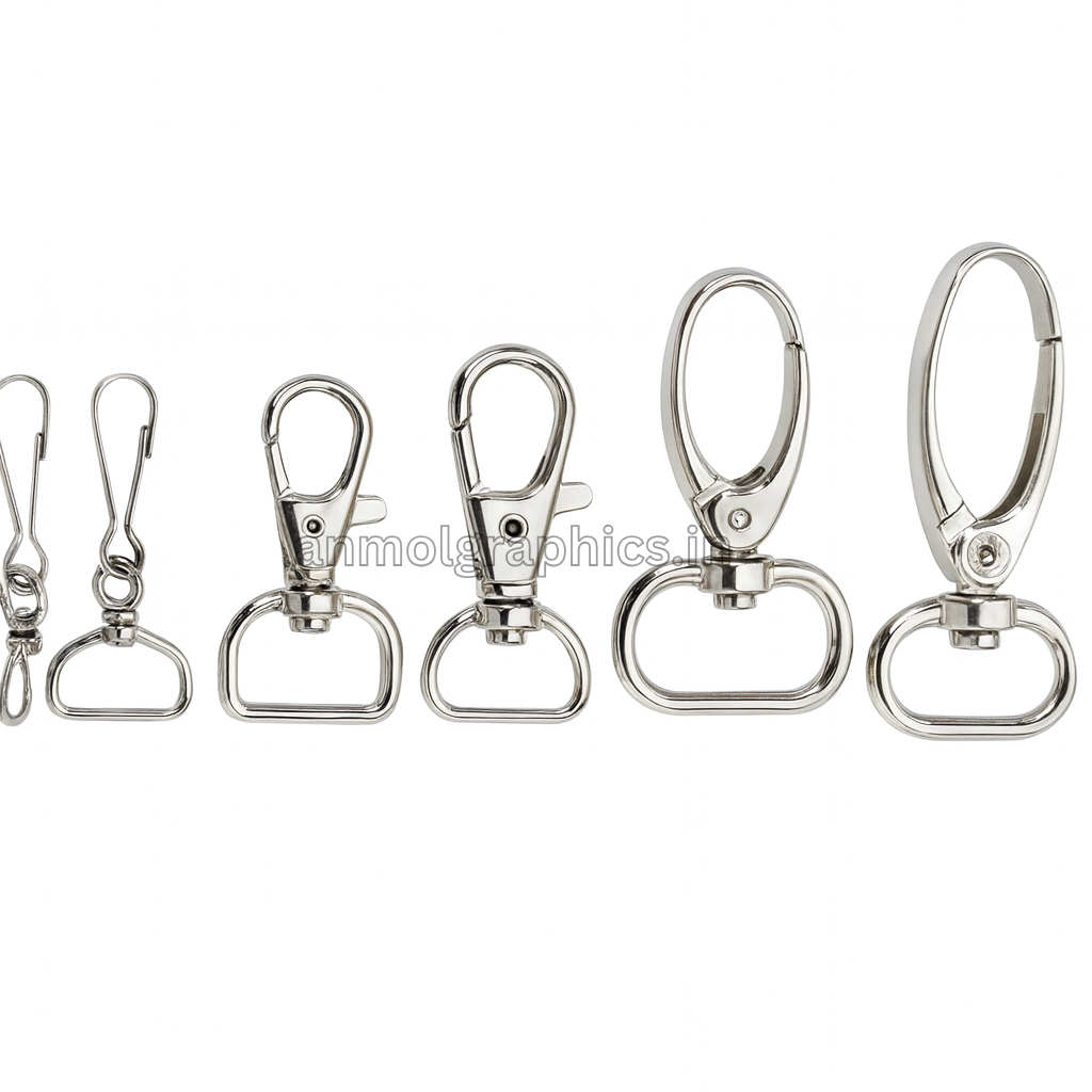 Metal Swivel Hooks & Snap Clips Set