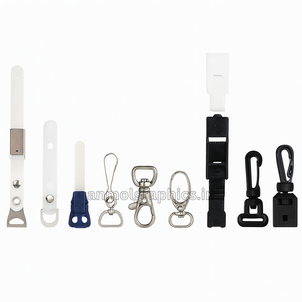 Metal Swivel Hooks & Snap Clips Set