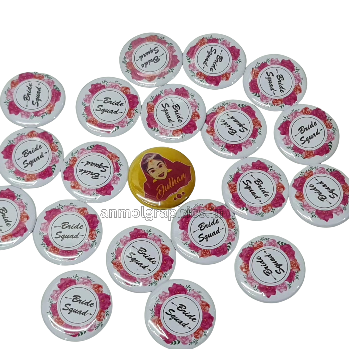 Rounded Customised Badges